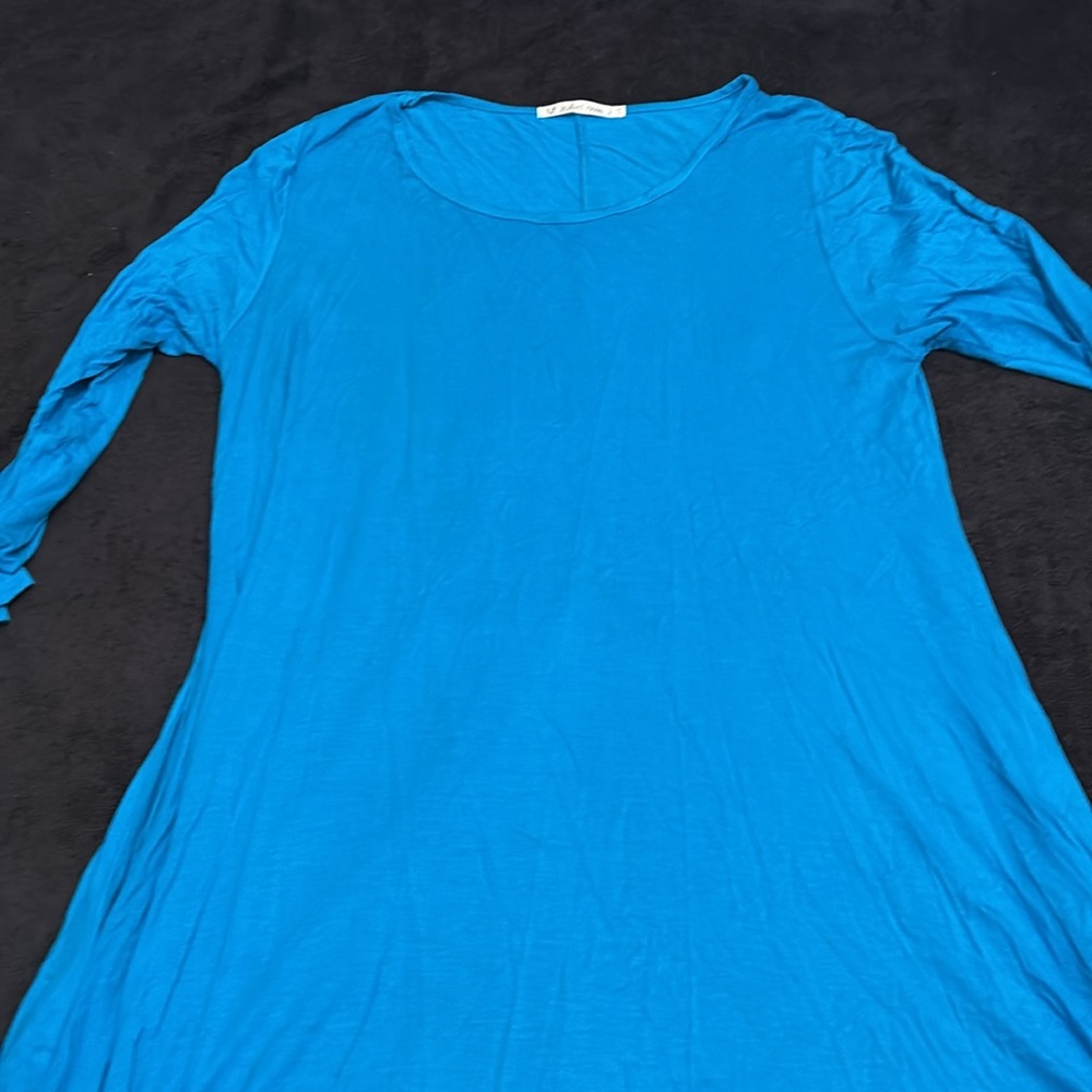 Jolie Lovin bright blue knit dress